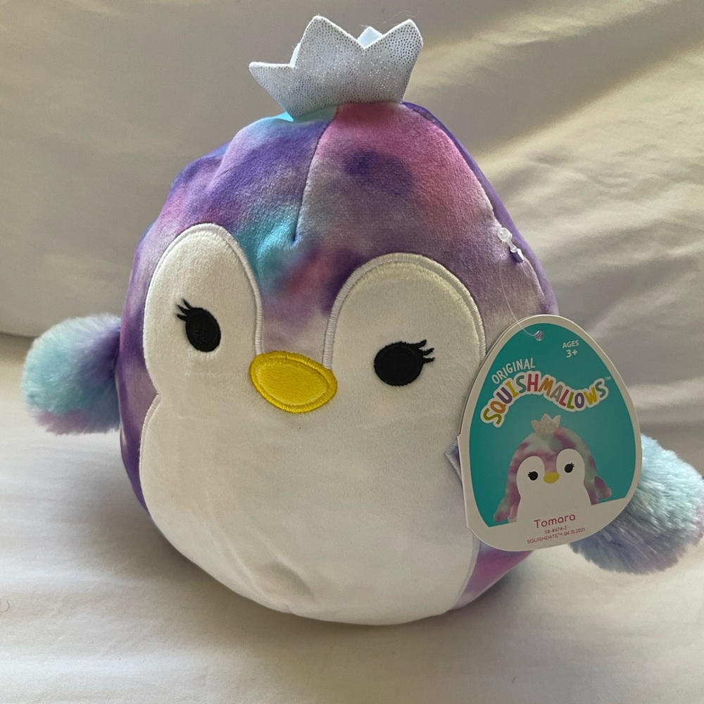NWT Squishmallow Tomara the Penguin 8" Stuffed Plush